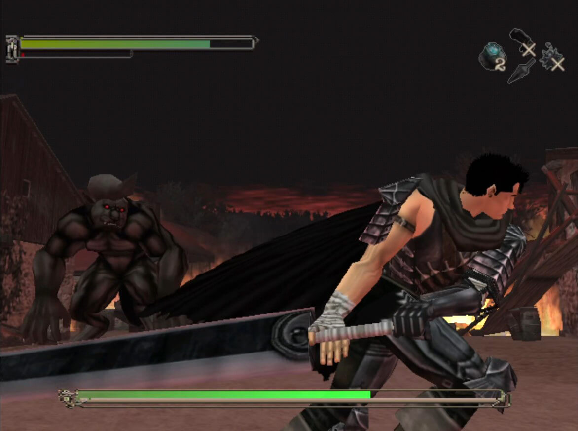 Sword of the Berserk Guts Rage - геймплей игры Sega Dreamcast